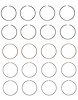 S82114-STD Piston Ring Set for 1991-1994 Saturn 1.9L [Standard Size] - image 1