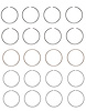 S82164-.75 Piston Ring Set for 1999-2002 Saturn 1.9L [0.75 mm Undersize] - image 1