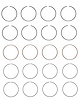 S82514-.50 Piston Ring Set for 1993-2009 Audi, Volkswagen 2.0L [0.50 mm Undersize] - image 1