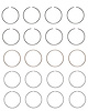 S83114-STD Piston Ring Set for 1993-2005 Ford, Mazda 1.8L, 2.0L [Standard Size] - image 1