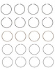 S84124-STD Piston Ring Set for 1999-2000 Chevrolet 2.0L [Standard Size] - image 1