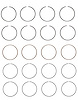 S84134-STD Piston Ring Set for 2007-2012 Nissan 1.8L, 2.0L [Standard Size] - image 1
