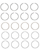 S84214-STD Piston Ring Set for 1997-2001 Honda 2.0L [Standard Size] - image 1