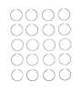S84864-.75 Piston Ring Set for 1997-2004 Ford, Mercury 2.0L [0.75 mm Undersize] - image 1