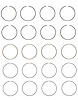 S86114-.50 Piston Ring Set for 2004 Chevrolet 2.0L [0.50 mm Undersize] - image 1
