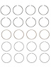S86414-STD Piston Ring Set for 2002-2008 Chevrolet 2.0L, 2.2L [Standard Size] - image 1