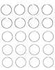 S87314-.50 Piston Ring Set for 1992-2001 Honda 2.2L, 2.3L [0.50 mm Undersize] - image 1