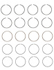 S87574-STD Piston Ring Set for 2004 Dodge 2.4L [Standard Size] - image 1