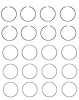 S87654-STD Piston Ring Set for 2000-2007 Chrysler, Dodge 2.4L [Standard Size] - image 1