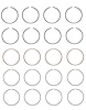 S88134-STD Piston Ring Set for 2009-2012 Chevrolet 2.4L [Standard Size]