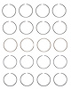 S89304-.50 Piston Ring Set for 2007-2013 Nissan 2.5L [0.50 mm Undersize] - image 1