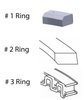 S93136-STD Piston Ring Set for 1990-2010 Chrysler, Dodge 3.3L, 3.7L [Standard Size] - image 2