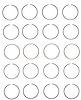 S93154-STD Piston Ring Set for 2004-2005 Chevrolet 2.8L [Standard Size] - image 1