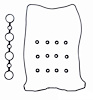 VCS1.9A Oil Pan / Valve Cover Gasket Set for 1994-1998 Saturn 1.9L - image 1