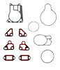 WP281 Engine Gasket Set for 1993-2005 Cadillac, Oldsmobile, Pontiac 4.0L, 4.6L - image 1