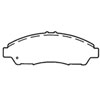 Z16 Evolution Ceramic Clean Ride Scorched Brake Pads - image 1