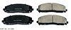 Z16 Evolution Brake Pads for 2018 Jeep Wrangler JL Rubicon