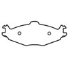 Z16 Evolution Ceramic Clean Ride Scorched Brake Pads - image 1