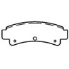 Z16 Evolution Ceramic Clean Ride Scorched Brake Pads - image 1