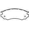 Z16 Evolution Ceramic Clean Ride Scorched Brake Pads - image 1
