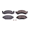 Front Low-Dust Ceramic Brake Pads with Mounting Hardware