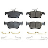 17-2384 Rear Z17 Low-Dust Ceramic Brake Pads w/Hardware - image 1
