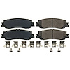 17-2439 Rear Z17 Low-Dust Ceramic Brake Pads w/Hardware - image 1