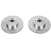 Power Stop Drilled And Slotted Brake Rotor - image 1