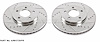 Cross-Drilled and Slotted Brake Rotors Front - image 1