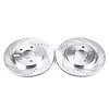 Cross-Drilled and Slotted Brake Rotors Rear - image 1