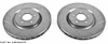 Cross-Drilled and Slotted Brake Rotors Front - image 1