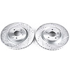 Cross-Drilled and Slotted Brake Rotors Front - image 1