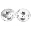 Cross-Drilled and Slotted Brake Rotors Rear - image 1