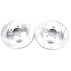 Power Stop Drilled And Slotted Brake Rotor - image 1