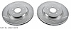 Cross-Drilled and Slotted Brake Rotors Rear - image 1