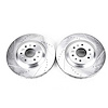 Power Stop Drilled And Slotted Brake Rotor - image 1