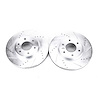Power Stop Drilled And Slotted Brake Rotor - image 1