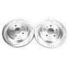 Cross-Drilled and Slotted Brake Rotors Rear - image 1
