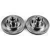 Cross-Drilled and Slotted Brake Rotors Front - image 1
