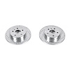 Power Stop Drilled And Slotted Brake Rotor - image 1