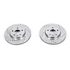 Power Stop Drilled And Slotted Brake Rotor - image 1