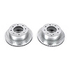 Cross Drilled And Slotted Brake Rotor Rear