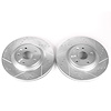 Cross-Drilled and Slotted Brake Rotors Front - image 1