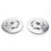 Cross Drilled And Slotted Brake Rotor Front - image 1