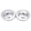 Power Stop Drilled And Slotted Brake Rotor - image 1