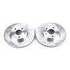 Power Stop Drilled And Slotted Brake Rotor - image 1