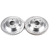 Cross-Drilled and Slotted Brake Rotors Front - image 1