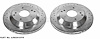 Cross-Drilled and Slotted Brake Rotors Rear - image 1