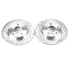 Cross-Drilled and Slotted Brake Rotors Front - image 1