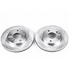 Cross-Drilled and Slotted Brake Rotors Front - image 1